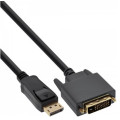InLine DisplayPort zu DVI Kabel schwarz 2,0m Bild 1