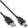 USB 2.0 A zu USB 2.0 B Kabel schwarz 0.5m Bild 1