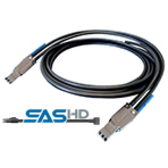 Adaptec SAS3 Kabel extern 1x SFF-8644 auf 1x SFF-8644 2,0m Bild 1