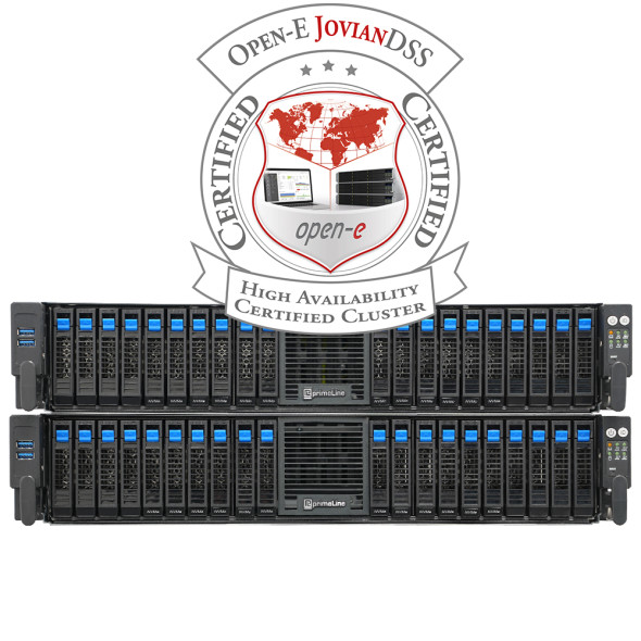 2-Node egino NVMe Metro Cluster Open-E JovianDSS Bild 1