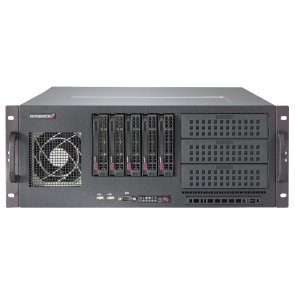Supermicro 4 HE Rack Server Gehäuse CSE-842XTQC-R804B Bild 1