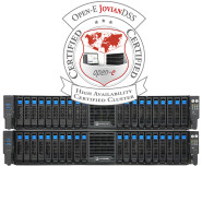 2-Node egino NVMe Metro Cluster Open-E JovianDSS