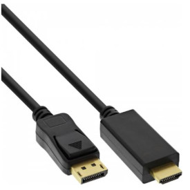 InLine DisplayPort zu HDMI Kabel schwarz 2,0m kaufen