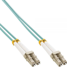 InLine LWL LC Duplex Kabel 50/125µm OM3 türkis 0,5m kaufen