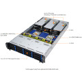 Asus GPU Server Barebone RS720A-E12-RS12 2U 2600 Watt Bild 3