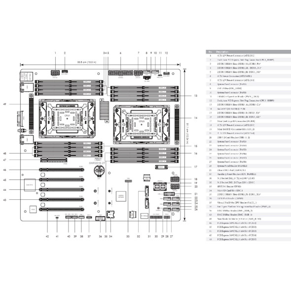 ASRock Rack Server Mainboard GNR2D16-2T Bild 5