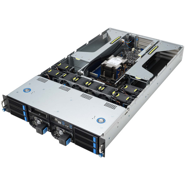 ASUS GPU Server Barebone ESC4000A-E12 2600 Watt Bild 3