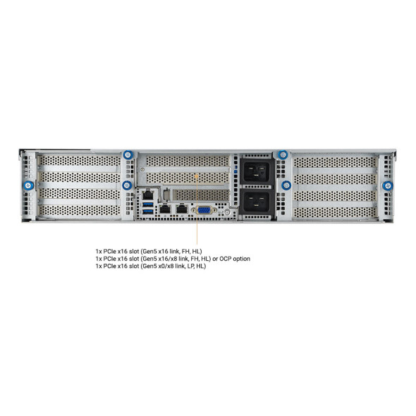 ASUS GPU Server Barebone ESC4000A-E12 2600 Watt Bild 5