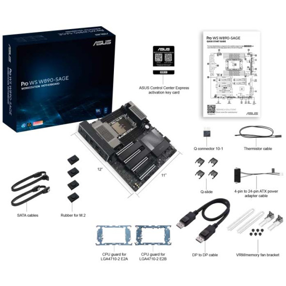 ASUS Workstation Mainboard Pro WS W890-SAGE Bild 6