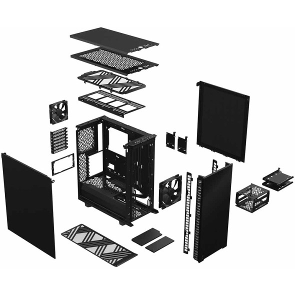 Define 7 Compact Midi-Tower Gehäuse schwarz Bild 7