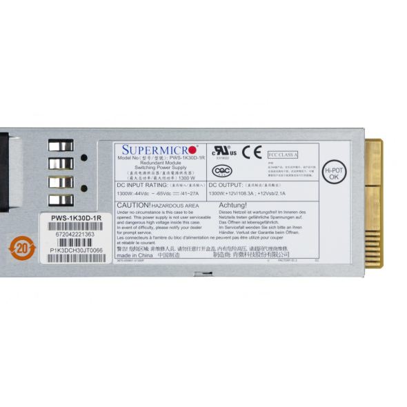 Supermicro Server Netzteil PWS-1K30D-1R Bild 3