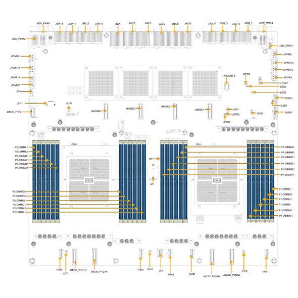 Supermicro GPU Server AMD Instinct™ MI325X AS-8126GS-TNMR Bild 6