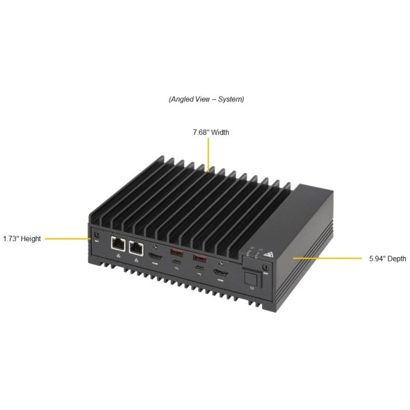 Supermicro Industrie PC embedded lüfterlos Intel Celeron Gen7 1.0 Ghz Bild 2