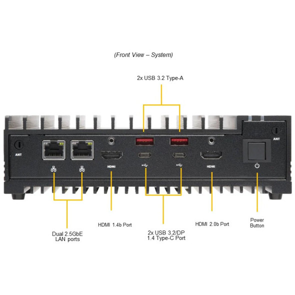 Supermicro E100-13AD-L Embedded Industrie PC lüfterlos Bild 3