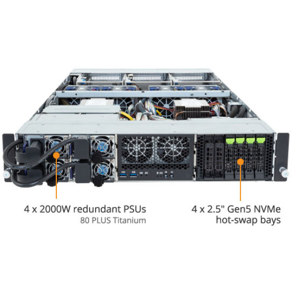 GIGABYTE XV24-SX0 GPU Server Intel Xeon 6500 / 6700 Bild 4