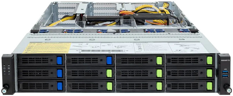 GIGABYTE R283-ZF0 GPU Rack Server AMD EPYC 9005 (R283-ZF0-AAL1)