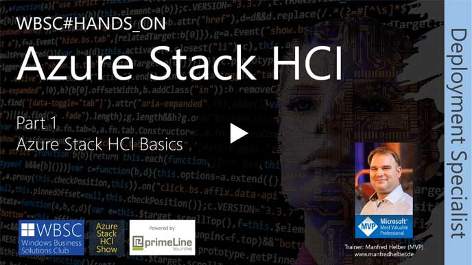 Azure Stack HCI Deployment Specialist Workshop