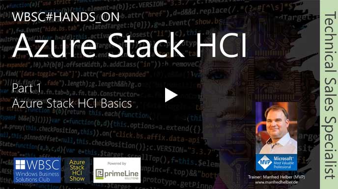 Azure Stack HCI Technical Sales Specialist Workshop
