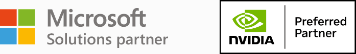Microsoft Solutions Partner und NVIDIA Preferred Partner Logo