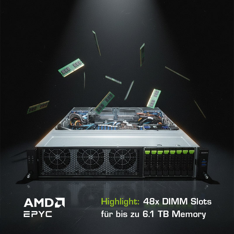Der Speicher Gigant: GIGABYTE R283-ZK0 für HPC