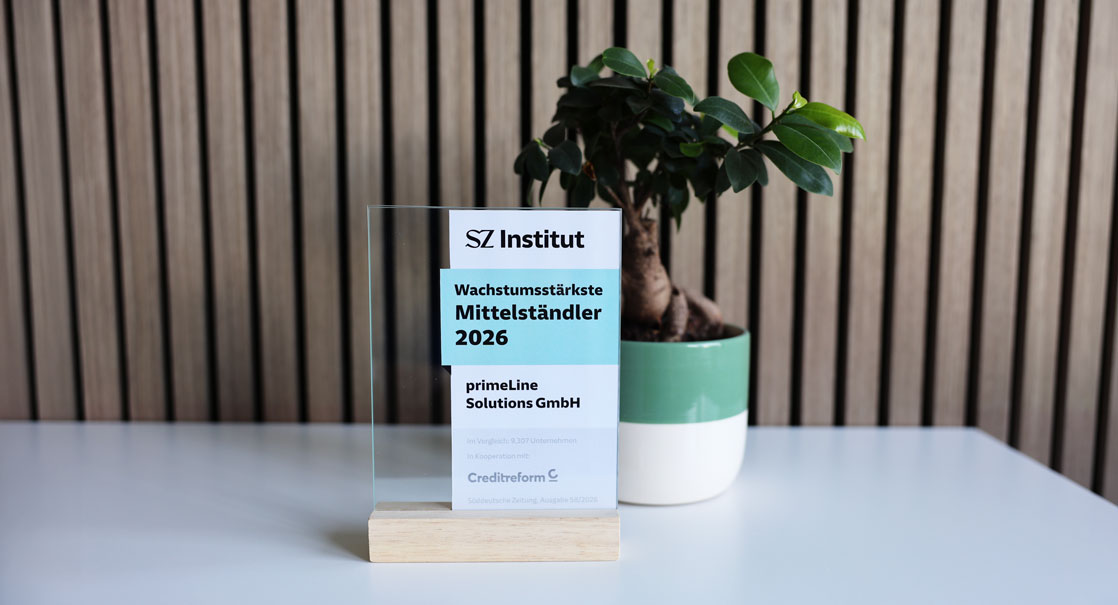 primeLine SZ Auszeichnung Wachstumschampion 2026