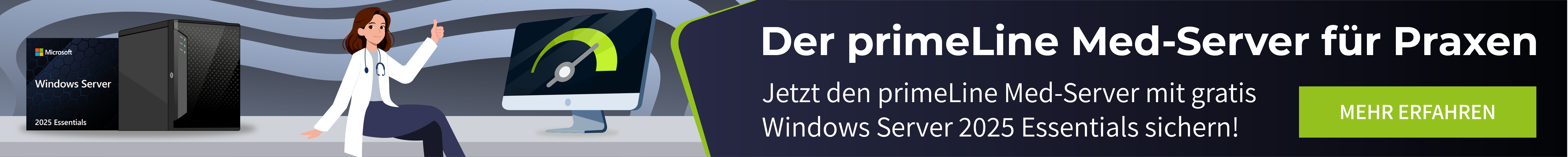 Der primeLine Med-Server für Praxen