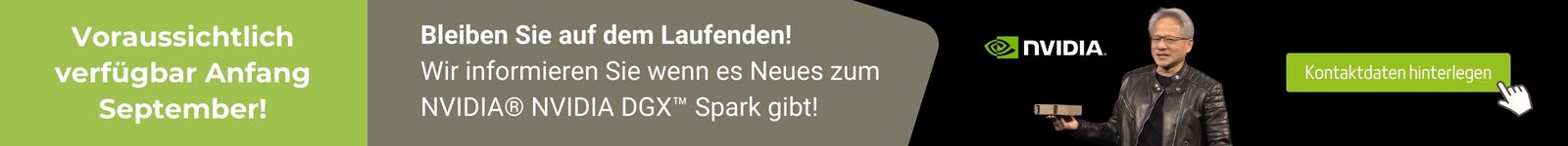 NVIDIA® DGX™ Spark Verfügbarkeit und Newsletter