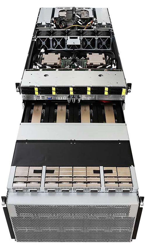 NVIDIA HGX H200 Ansicht von oben