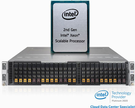 Server mit Intel Xeon Scalable Prozessoren auf Basis der Cascade Lake Mikroarchitektur