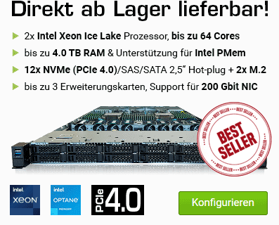 Intel Rack-Server M50CYP1UR212 konfigurieren