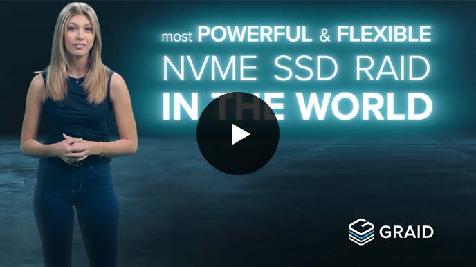 Das weltweit leistungsstärkste und flexibelste NVMe SSD RAID