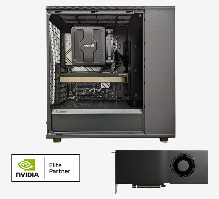 primeLine GPU Workstation mit PNY NVIDIA RTX PRO 5000 Blackwell