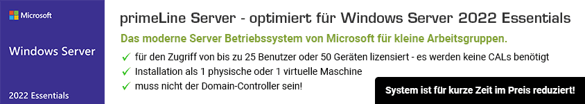 Server Komplettsystem optimiert für Windows Server 2022 Essentials im Angebot.